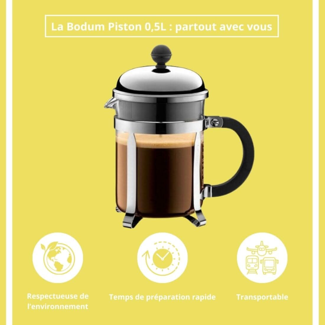 BODUM PISTON 0.5L - LOUTSA Torréfacteur