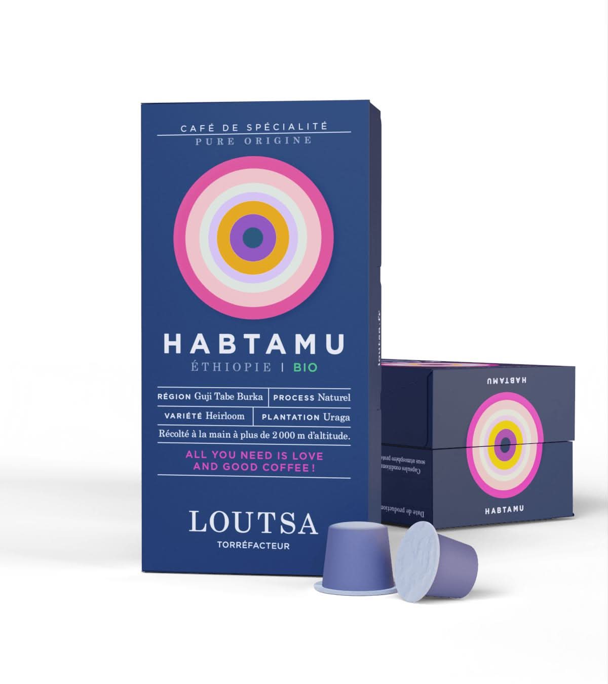 Capsules HABTAMU BIO Café Ethiopie - LOUTSA Torréfacteur
