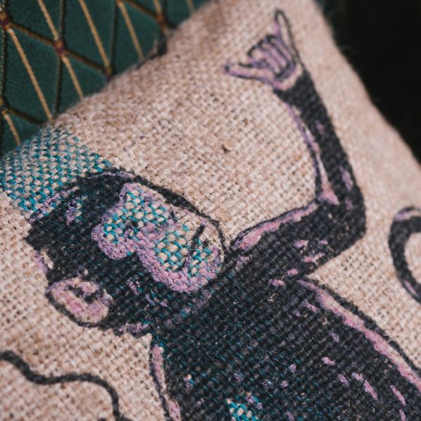 TAIE COUSSIN TOILE DE JUTE - LOUTSA Torréfacteur