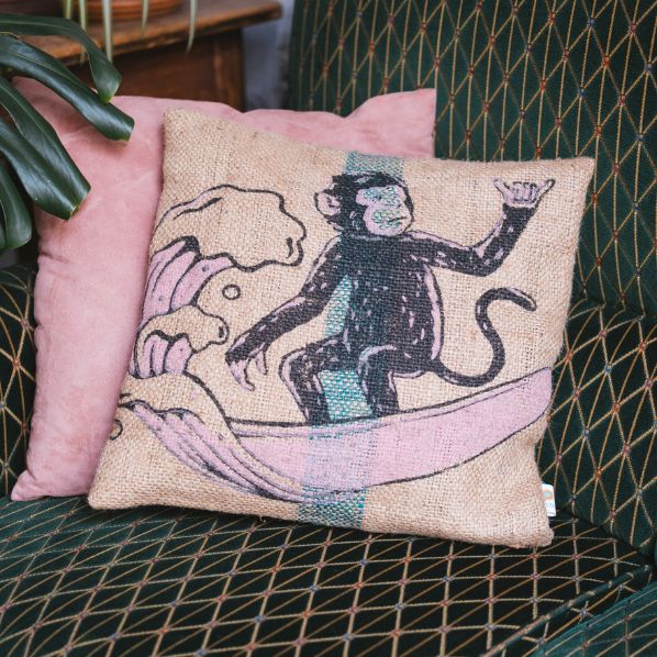TAIE COUSSIN TOILE DE JUTE - LOUTSA Torréfacteur