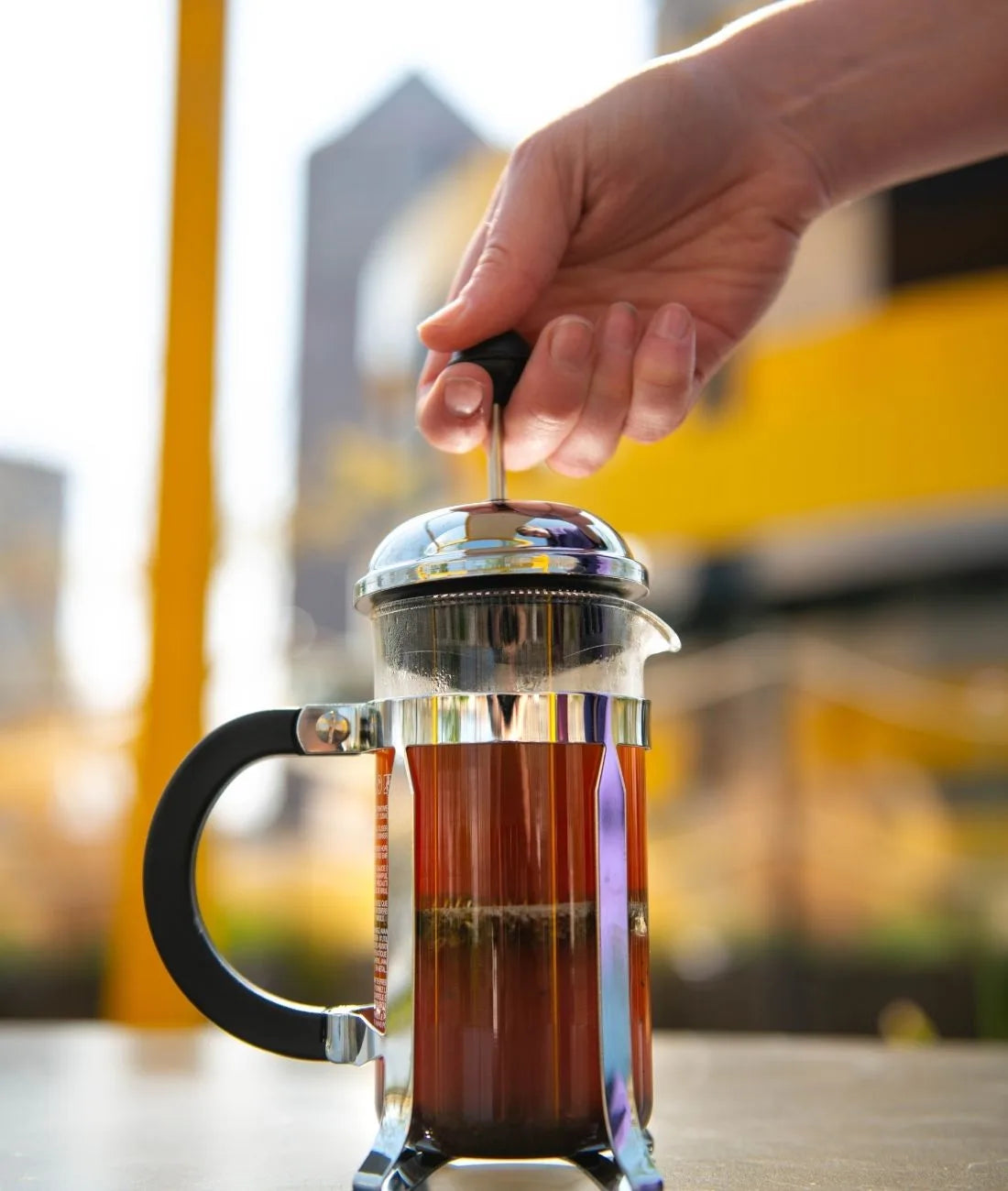 Bodum piston, méthode de la French Press