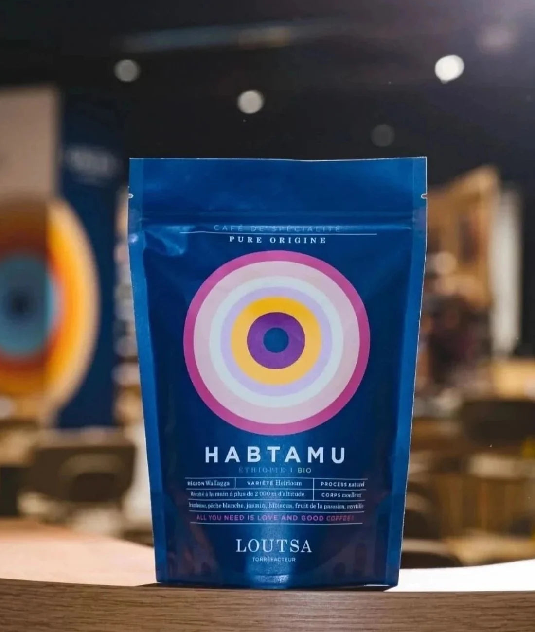 Café Habtamu en provenance d'Ethiopie de la marque Loutsa