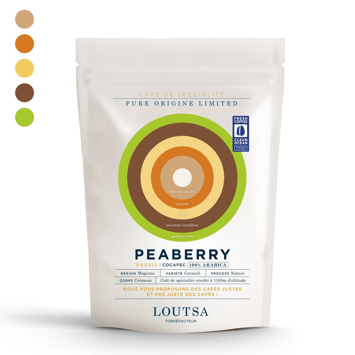 Café Brésil PEABERRY - LOUTSA Torréfacteur