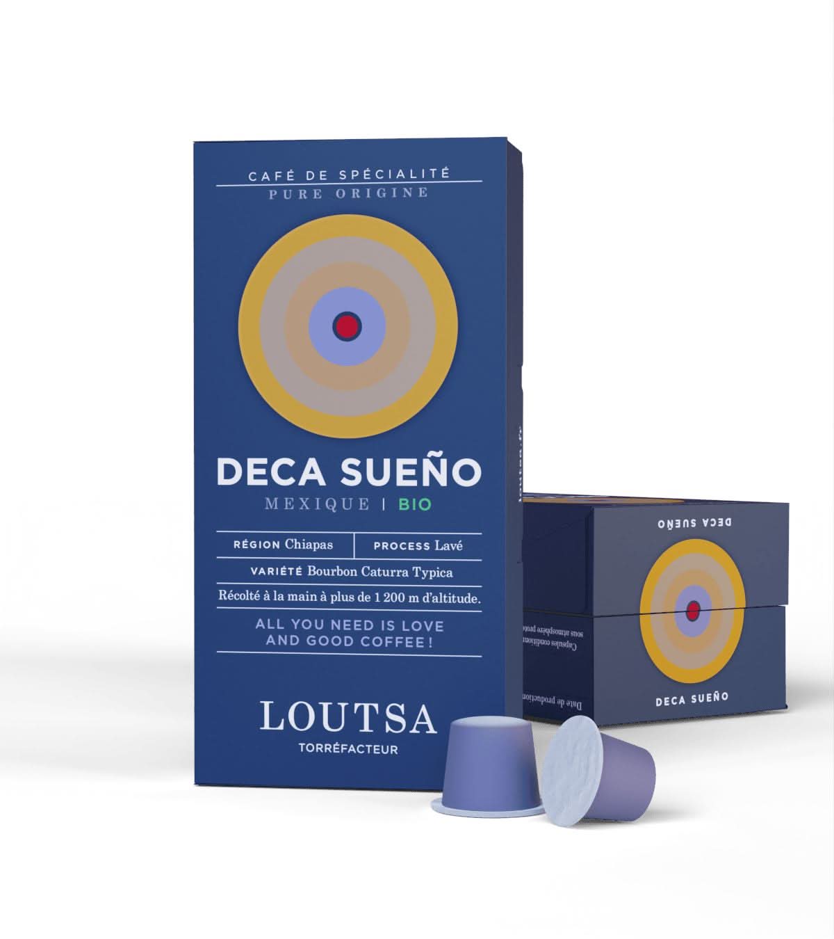 Capsules DECA SUENO BIO Café Mexique - LOUTSA Torréfacteur