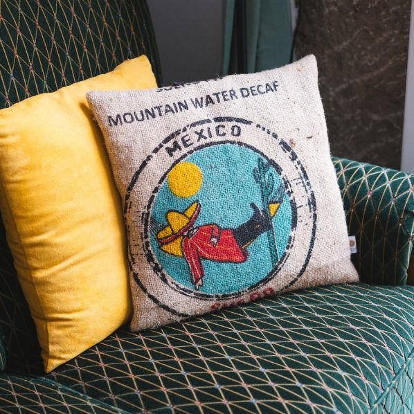 TAIE COUSSIN TOILE DE JUTE - LOUTSA Torréfacteur